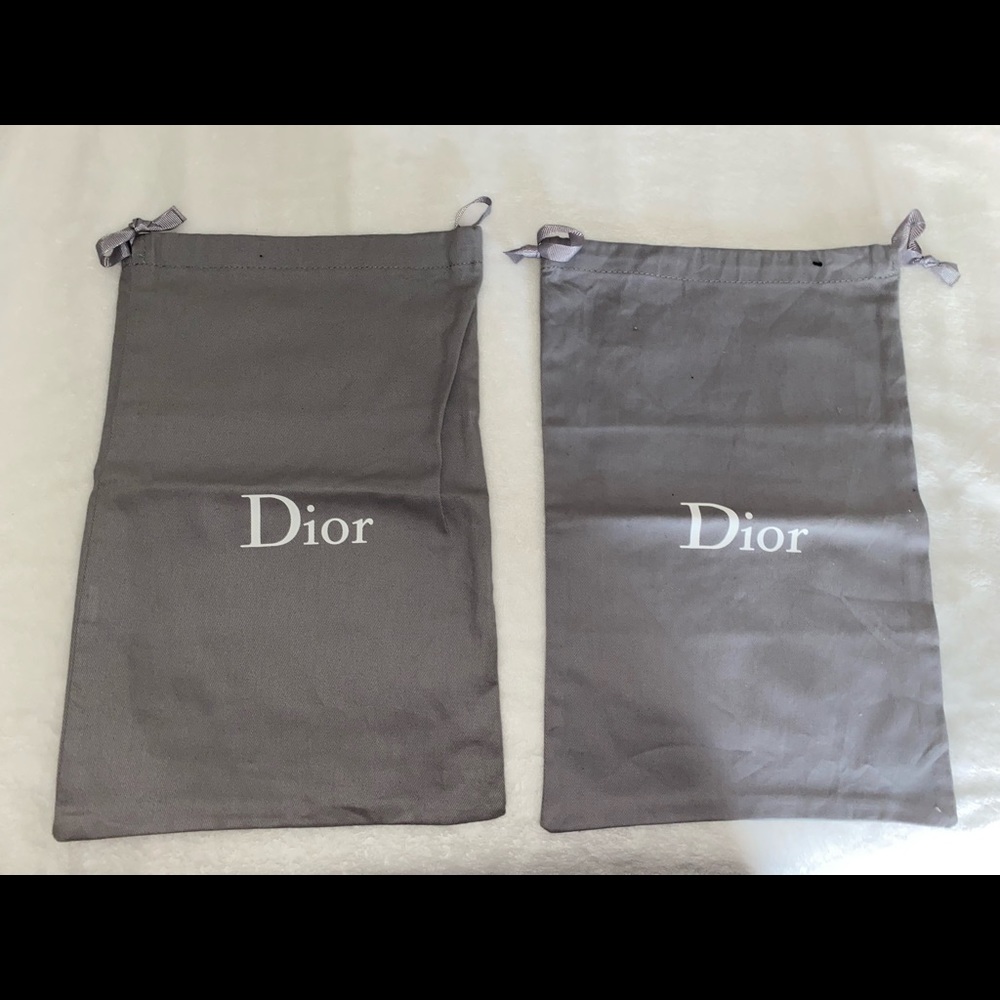 2 Dior dust bags